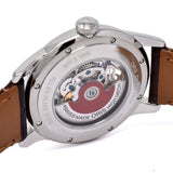 ORIS ARTELIER SKELETON AUTO ANALOG WATCH 734 7670 4351D SILVER GOLD DARKBROWN オリス アートリエ スケルトン オート 自動巻き 腕時計 ウォッチ レザー メンズ シルバー ダークブラウン BOXなし