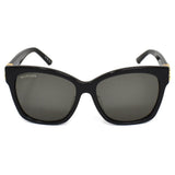 BALENCIAGA SUNGLASSES ASIAN FIT BB0102SA 001 57mm BLACK WHITE バレンシアガ サングラス アジアンフィット アイウェア グレー ブラック