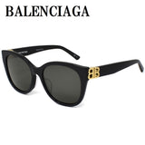BALENCIAGA SUNGLASSES ASIAN FIT BB0103SA 001 57mm GREY BLACK バレンシアガ サングラス アジアンフィット アイウェア グレー ブラック