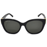 BALENCIAGA SUNGLASSES ASIAN FIT BB0103SA 001 57mm GREY BLACK バレンシアガ サングラス アジアンフィット アイウェア グレー ブラック
