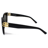 BALENCIAGA SUNGLASSES ASIAN FIT BB0103SA 001 57mm GREY BLACK バレンシアガ サングラス アジアンフィット アイウェア グレー ブラック