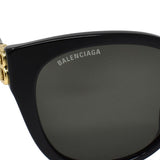 BALENCIAGA SUNGLASSES ASIAN FIT BB0103SA 001 57mm GREY BLACK バレンシアガ サングラス アジアンフィット アイウェア グレー ブラック