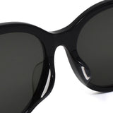 BALENCIAGA SUNGLASSES ASIAN FIT BB0103SA 001 57mm GREY BLACK バレンシアガ サングラス アジアンフィット アイウェア グレー ブラック