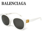 BALENCIAGA SUNGLASSES ASIAN FIT BB0134SA 005 55mm GREY WHITE バレンシアガ サングラス アジアンフィット アイウェア グレー ホワイト