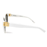 BALENCIAGA SUNGLASSES ASIAN FIT BB0134SA 005 55mm GREY WHITE バレンシアガ サングラス アジアンフィット アイウェア グレー ホワイト