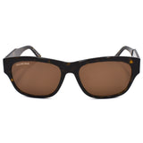 国内正規品 BALENCIAGA SQUARE SUNGLASSES ASIAN FIT BB0164S 002 57mm BROWN HAVANA バレンシアガ サングラス アジアンフィット アイウェア メガネ 眼鏡 ブラウン ハバナ