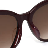 BALENCIAGA SUNGLASSES ASIAN FIT BB0183SA 004 57mm RED BURGUNDY バレンシアガ サングラス アジアンフィット アイウェア レッド バーガンディ