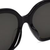 BALENCIAGA SUNGLASSES ASIAN FIT BB0184SA 001 57mm GREY BLACK バレンシアガ サングラス アジアンフィット アイウェア グレー ブラック