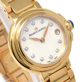 MAURICE LACROIX FIABA DATE QUARTZ ANALOG WATCH FA1003-PVP06-170-1 WHITESHELL PINKGOLD モーリスラクロア フィアバ デイト クォーツ 電池式 腕時計 ウォッチ ダイヤ レディース ホワイトシェル ピンクゴールド