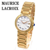 MAURICE LACROIX FIABA DATE QUARTZ ANALOG WATCH FA1004-PVP06-110-1 WHITE PINKGOLD モーリスラクロア フィアバ デイト クォーツ 電池式 腕時計 ウォッチ レディース ホワイト ピンクゴールド