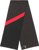 FENDI FXS124-AEVB-F1DPC WOOL MUFFLER STOLE MUD BROWN RED MONOGRAM MULTI COLOR フェンディ ウール マフラー ストール メンズ 男性 モノグラム マルチカラー
