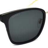国内正規品 GUCCI SUNGLASSES ASIAN FIT GG0563SKN 003 BLACK グッチ サングラス アジアンフィット アイウェア ブラック