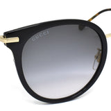 国内正規品 GUCCI SUNGLASSES ASIAN FIT GG1015SK 001 BLACK グッチ サングラス アジアンフィット アイウェア メガネ 眼鏡 UVカット 紫外線カット メンズ レディース ブラック