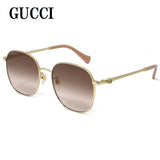 国内正規品 GUCCI SUNGLASSES ASIAN FIT GG1142SA 002 GOLD グッチ サングラス アジアンフィット アイウェア ゴールド