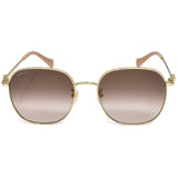 国内正規品 GUCCI SUNGLASSES ASIAN FIT GG1142SA 002 GOLD グッチ サングラス アジアンフィット アイウェア ゴールド