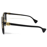 国内正規品 GUCCI SUNGLASSES ASIAN FIT GG1181SK 001 BLACK グッチ サングラス アジアンフィット アイウェア ブラック
