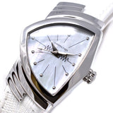 HAMILTON VENTURA QUARTZ ANALOG WATCH H24211852 WHITE WHITESHELL ハミルトン ベンチュラ クォーツ 腕時計 電池式 ウォッチ レディース 白 ホワイトシェル