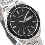 HAMILTON JAZZMASTER SEAVIEW DAY DATE QUARTZ ANALOG WATCH H37511131 SILVER BLACK ハミルトン ジャズマスター シービュー デイデイト クォーツ 腕時計 電池式 ウォッチ メンズ シルバー ブラック