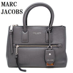 MARC JACOBS 2WAY LEATHER RECRUIT TOTE HAND CROSSBODY SHOULDER BAG M0008899 SHADOW マークジェイコブス リクルート トートバッグ ショルダーバッグ グレー