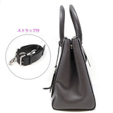 MARC JACOBS 2WAY LEATHER RECRUIT TOTE HAND CROSSBODY SHOULDER BAG M0008899 SHADOW マークジェイコブス リクルート トートバッグ ショルダーバッグ グレー