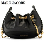 MARC JACOBS SWAY LEATHER CROSSBODY BAG M0012546 BLACK マークジェイコブス クロスボディバッグ ショルダーバッグ チェーン ストラップ ブラック