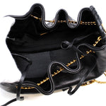 MARC JACOBS SWAY LEATHER CROSSBODY BAG M0012546 BLACK マークジェイコブス クロスボディバッグ ショルダーバッグ チェーン ストラップ ブラック