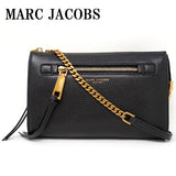 MARC JACOBS SMALL RECRUIT LEATHER CROSSBODY BAG M0012573 BLACK マークジェイコブス クロスボディバッグ ショルダーバッグ ブラック