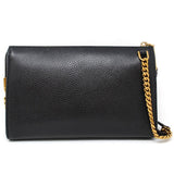 MARC JACOBS SMALL RECRUIT LEATHER CROSSBODY BAG M0012573 BLACK マークジェイコブス クロスボディバッグ ショルダーバッグ ブラック