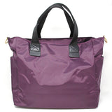 MARC JACOBS 2WAY HAND TOTE CROSSBODY BAG M0012701 DARK VIOLET マークジェイコブス ナイロン トートバッグ ショルダーバッグ マザーズバッグ おむつ交換マット付き パープル