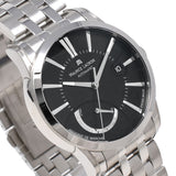 MAURICE LACROIX PONTOS RESERVE DE MARCHE AUTO ANALOG WATCH PT6168-SS002-331 SILVER BLACK モーリスラクロア ポントス リザーブ ド マルシェ パワーリザーブ オート 自動巻き 腕時計 ウォッチ メンズ シルバー ブラック