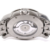 MAURICE LACROIX PONTOS RESERVE DE MARCHE AUTO ANALOG WATCH PT6168-SS002-331 SILVER BLACK モーリスラクロア ポントス リザーブ ド マルシェ パワーリザーブ オート 自動巻き 腕時計 ウォッチ メンズ シルバー ブラック