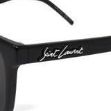 国内正規品 SAINT LAURENT SUNGLASSES ASIAN FIT 56㎜ SL318F 001 BLACK サンローラン サングラス アジアンフィット アイウェア 眼鏡 UVカット ブラック