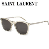 国内正規品 SAINT LAURENT SUNGLASSES ASIAN FIT 53㎜ SL 360 005 BLACK BROWN CLEAR サンローラン サングラス アジアンフィット アイウェア 眼鏡 UVカット ブラック ブラウンクリア