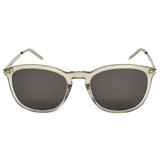 国内正規品 SAINT LAURENT SUNGLASSES ASIAN FIT 53㎜ SL 360 005 BLACK BROWN CLEAR サンローラン サングラス アジアンフィット アイウェア 眼鏡 UVカット ブラック ブラウンクリア