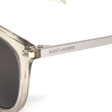 国内正規品 SAINT LAURENT SUNGLASSES ASIAN FIT 53㎜ SL 360 005 BLACK BROWN CLEAR サンローラン サングラス アジアンフィット アイウェア 眼鏡 UVカット ブラック ブラウンクリア