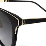 国内正規品 SAINT LAURENT SUNGLASSES ASIAN FIT 55㎜ SL M101 002 GREY BLACK サンローラン サングラス アジアンフィット アイウェア 眼鏡 UVカット グレーグラデーション ブラック