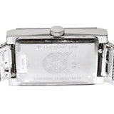 GUCCI G-FRAME QUARTZ ANALOG WATCH 21×34mm YA147401 SILVER GREEN RED グッチ ジーフレーム アナログ 腕時計 クォーツ 電池式 ウォッチ シルバー グリーン レッド