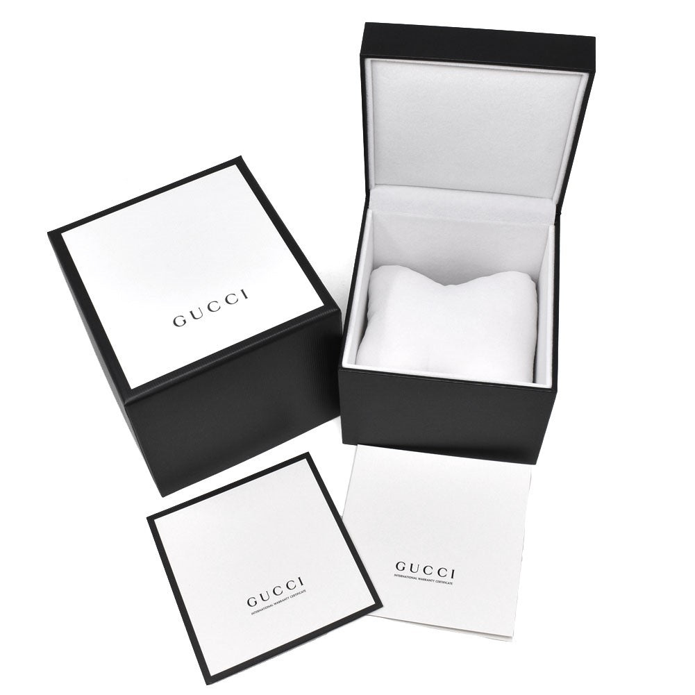 GUCCI G-FRAME QUARTZ ANALOG WATCH 21×34mm YA147401 SILVER GREEN 