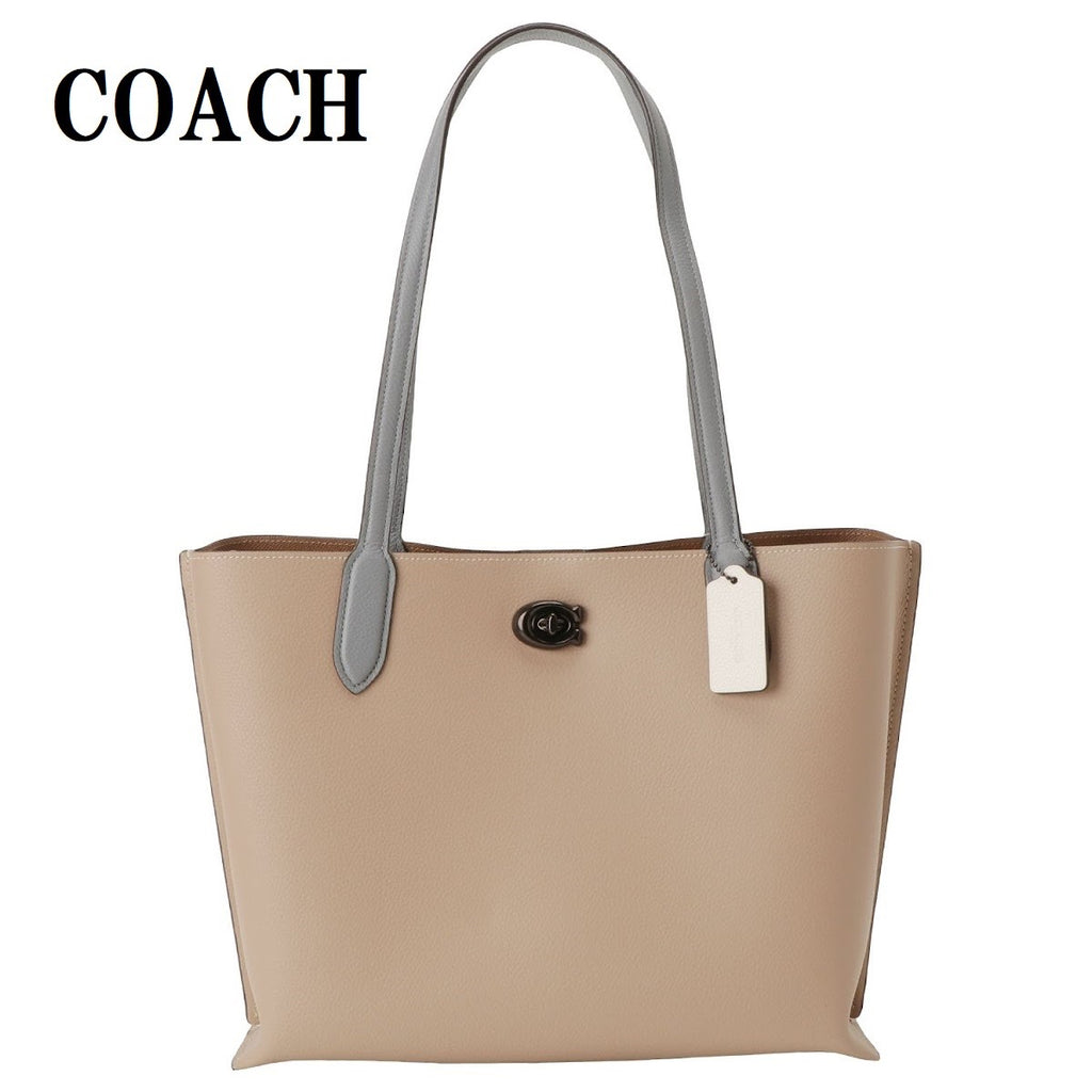 COACH WILLOW HAND TOTE BAG C0691 TAUPE MULTI コーチ ウィロウ