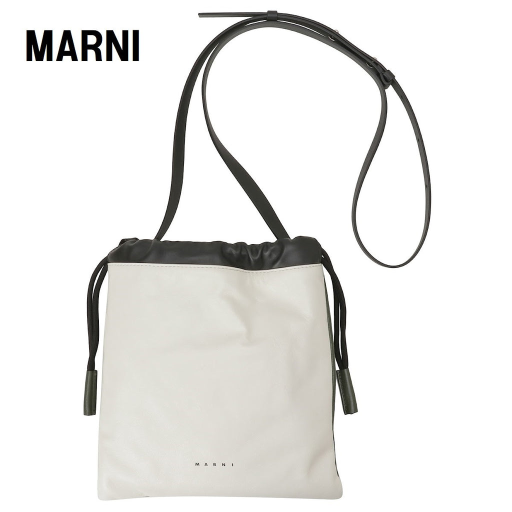 定番HOT】 MARNI マルニ ドローストリングバッグ ストライプデパート