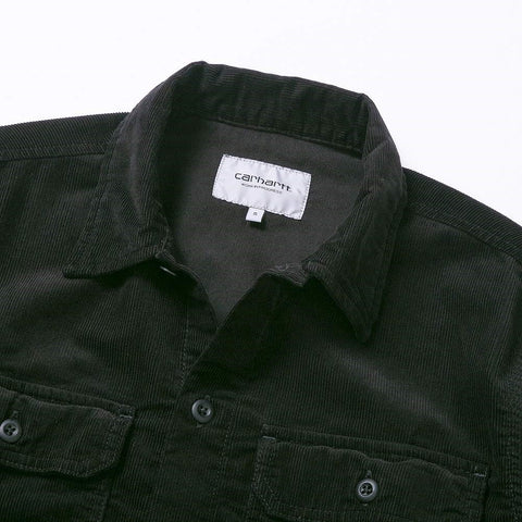 CARHARTT WIP DIXON SHIRT JACKET CORDUROY I030285 BLACK S M L XL