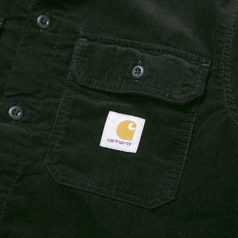 CARHARTT WIP DIXON SHIRT JACKET CORDUROY I030285 BLACK S M L XL